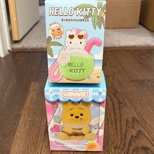 Authentic miniso Hello Kitty and Winnie the Pooh bundle